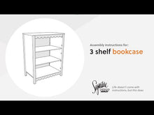 Load and play video in Gallery viewer, Hallityn - Bookcase - White
