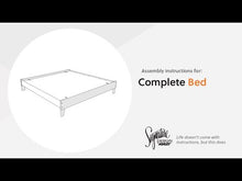 Load and play video in Gallery viewer, Calverson - Platform Bed