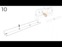 Load and play video in Gallery viewer, Piperton - Bookcase Storage Bed