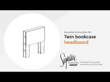 Load and play video in Gallery viewer, Aprilyn - Bookcase Headboard