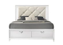 Load image into Gallery viewer, Galaxy Home Prism Queen Bed in White image