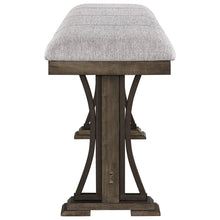 Load image into Gallery viewer, Crown Mark Quincy Counter Height Bench in Light Brown