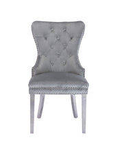 Load image into Gallery viewer, Galaxy Home Simba Stainless Steel Legs Dining Chair (Set of 2) in Silver