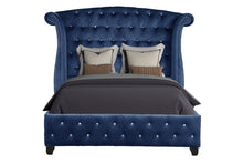 Load image into Gallery viewer, Galaxy Home Sophia Full Bed in Blue image