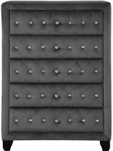 Load image into Gallery viewer, Galaxy Home Sophia Crystal Chest in Gray image