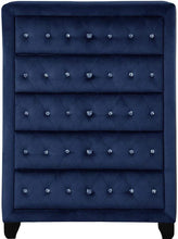 Load image into Gallery viewer, Galaxy Home Sophia Crystal Chest in Blue image