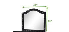 Load image into Gallery viewer, Galaxy Home Sophia Mirror Black