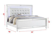 Load image into Gallery viewer, Galaxy Home Sterling Full Bed in White