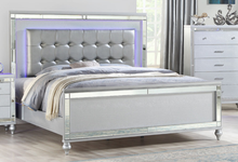Load image into Gallery viewer, Galaxy Home Sterling King Bed in Silver image
