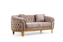 Load image into Gallery viewer, Galaxy Home Vanessa Loveseat in Taupe - Ego Home Furniture