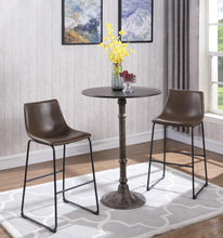 Load image into Gallery viewer, Rustic Dark Russet and Antique Bronze Counter-Height  Table - Ego Home Furniture