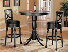 Load image into Gallery viewer, Traditional Black Swivel Bar Stool - Ego Home Furniture