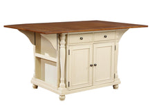 Load image into Gallery viewer, Slater Country Cherry and White Kitchen Island - Ego Home Furniture
