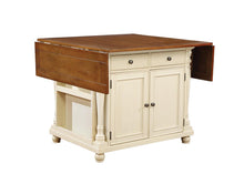 Load image into Gallery viewer, Slater Country Cherry and White Kitchen Island - Ego Home Furniture