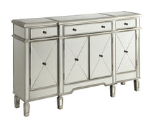 Load image into Gallery viewer, Transitional Mirror and Silver Wine Cabinet - Ego Home Furniture