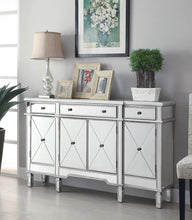 Load image into Gallery viewer, Transitional Mirror and Silver Wine Cabinet - Ego Home Furniture