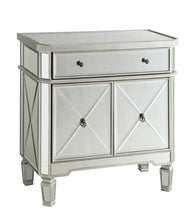 Load image into Gallery viewer, Transitional Mirror and Silver Wine Cabinet - Ego Home Furniture