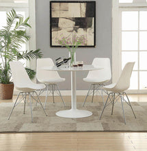 Load image into Gallery viewer, Lowry Contemporary White Dining Chair
