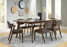 Load image into Gallery viewer, Malone Mid-Century Modern Dark Walnut Dining Table - Ego Home Furniture
