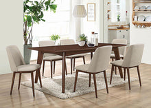 Load image into Gallery viewer, Malone Mid-Century Modern Dark Walnut Dining Table - Ego Home Furniture