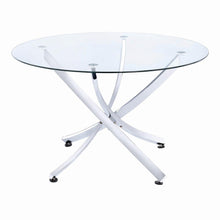 Load image into Gallery viewer, Walsh Contemporary Chrome Dining Table
