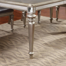 Load image into Gallery viewer, Bling Game Hollywood Glam Metallic Platinum Dining Table - Ego Home Furniture