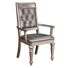 Load image into Gallery viewer, Bling Game Hollywood Glam Metallic Platinum Armchair - Ego Home Furniture