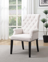 Load image into Gallery viewer, Weber Traditional Smokey Black Upholstered armchair - Ego Home Furniture