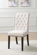 Load image into Gallery viewer, Weber Traditional Smokey Black Upholstered Side Chair
