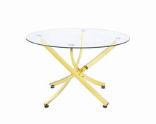 Load image into Gallery viewer, Chanel Modern Brass Dining Table - Ego Home Furniture