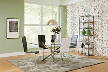 Load image into Gallery viewer, Broderick Contemporary Chrome and Black Dining Chair - Ego Home Furniture