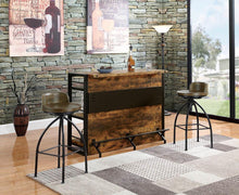 Load image into Gallery viewer, Industrial Antique Nutmeg Bar Unit - Ego Home Furniture