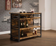 Load image into Gallery viewer, Industrial Antique Nutmeg Bar Unit - Ego Home Furniture
