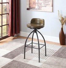 Load image into Gallery viewer, Rustic Swivel Metal Bar Stool - Ego Home Furniture