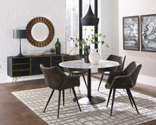 Load image into Gallery viewer, Modern Black and Brass Server - Ego Home Furniture