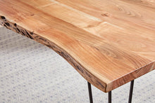 Load image into Gallery viewer, Industrial Natural Acacia Dining Table
