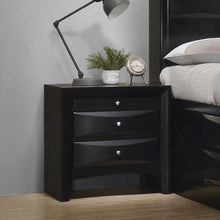 Load image into Gallery viewer, Briana Black Two-Drawer Nightstand With Tray - Ego Home Furniture