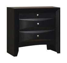 Load image into Gallery viewer, Briana Black Two-Drawer Nightstand With Tray - Ego Home Furniture