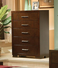 Load image into Gallery viewer, Jessica Cappuccino Five-Drawer Chest - Ego Home Furniture