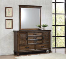 Load image into Gallery viewer, Franco Burnished Oak Dresser Mirror - Ego Home Furniture