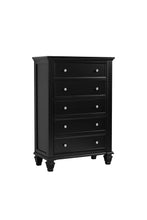 Load image into Gallery viewer, Sandy Beach Black Five-Drawer Chest - Ego Home Furniture