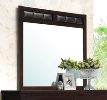 Load image into Gallery viewer, Carlton Black Upholstered Dresser Mirror - Ego Home Furniture