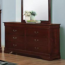 Load image into Gallery viewer, Louis Philippe Reddish Brown Six-Drawer Dresser - Ego Home Furniture