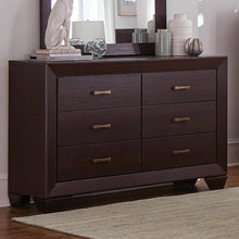 Load image into Gallery viewer, Fenbrook Dark Cocoa Six-Drawer Dresser
