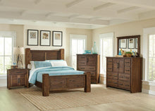 Load image into Gallery viewer, Sutter Creek Rustic Vintage Bourbon Eastern King Bed - Ego Home Furniture