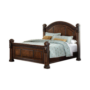 Satterfield Traditional Warm Bourbon Eastern King Bed