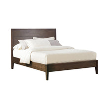 Load image into Gallery viewer, Lompoc Mid-Century Modern Brown Walnut Eastern King Bed - Ego Home Furniture