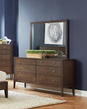 Load image into Gallery viewer, Lompoc Mid-Century Modern Cappuccino Mirror - Ego Home Furniture