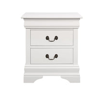 Load image into Gallery viewer, Louis Philippe White Two-Drawer Nightstand - Ego Home Furniture