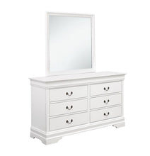 Load image into Gallery viewer, Louis Philippe White Dresser Mirror With Beveled Edge - Ego Home Furniture